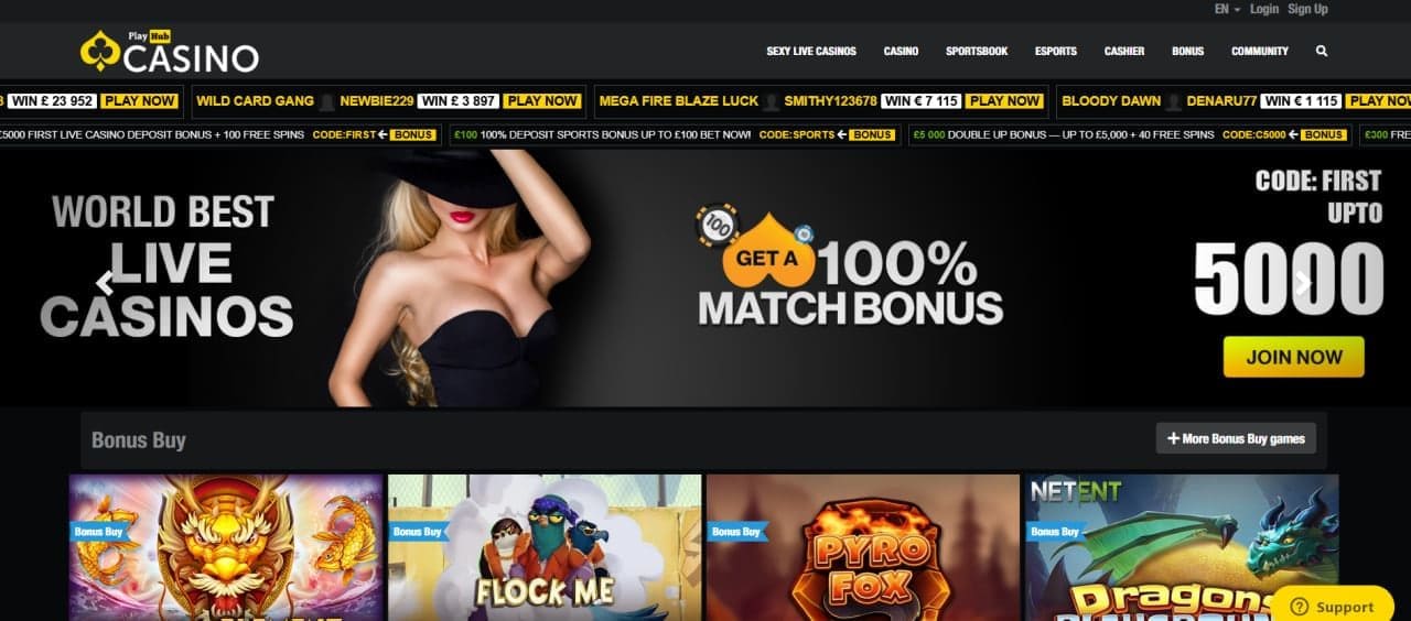 Playhub Casino — Real Money Casino Games